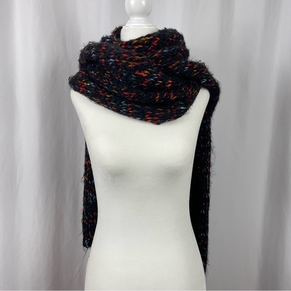 Levi's Chunky Thick Knit Confetti Scarf Fall Winter Warm Soft Plush - Picture 3 of 6